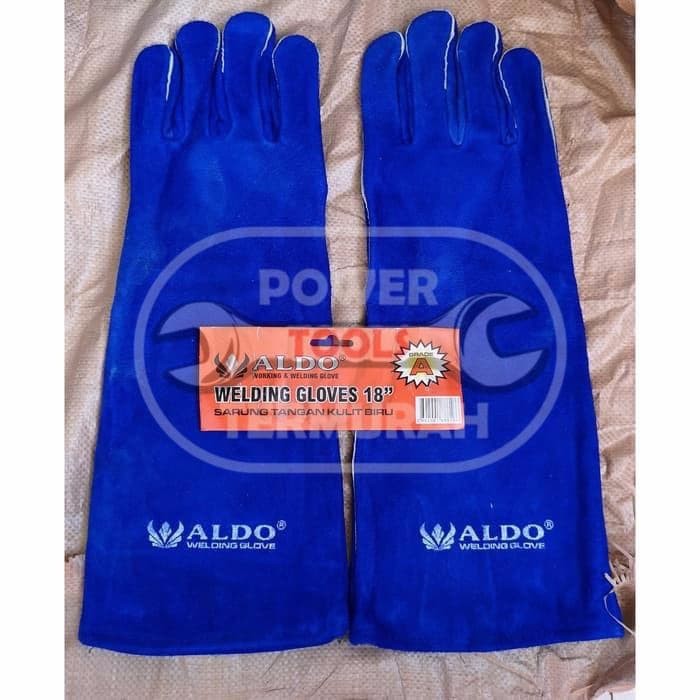 

SARUNG TANGAN KULIT LAS ALDO LEATHER WELDING GLOVES ALDO 18" MKS