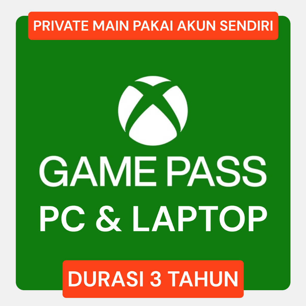 XBOX PC PASS 3 TAHUN ONLINE TERMURAH BONUS GAME PC LAPTOP
