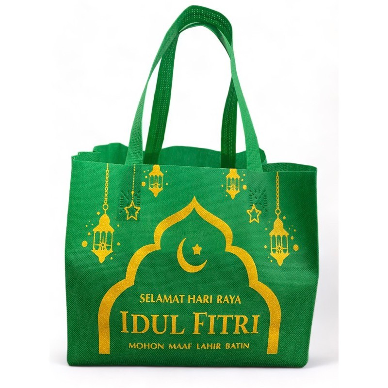 

TAS SPUNBOND GOODIE BAG HAMPERS LEBARAN IDUL FITRI KUE KOTAK HT5