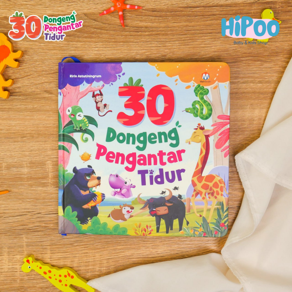 30 Dongeng Pengantar Tidur Hard Cover - Buku Cerita Hewan