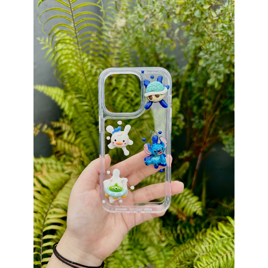 Custom Case - Splash Character Phone Case DIY Cream Deco Resin Clay / Decoden [ PRE-ORDER ]