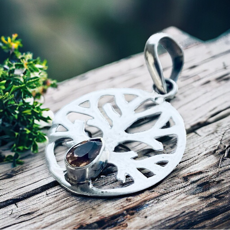 Nature's Harmony: The Enchanting Tree of Life Pendant - Sterling Silver 925