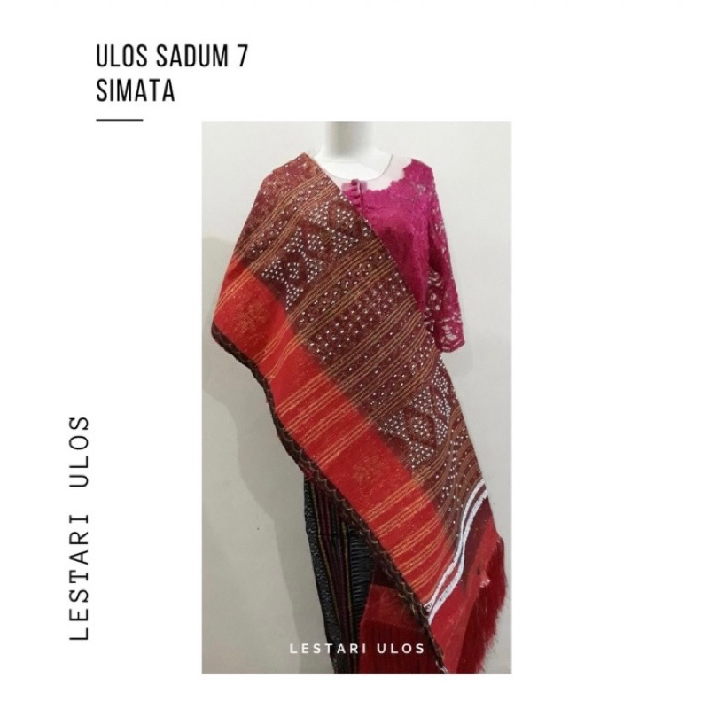 Ulos Sadum Angkola Raja Ulos Tondi Rambu Padat