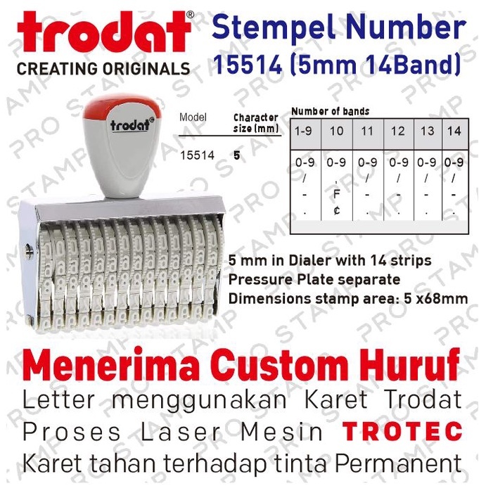 

Stempel Trodat Number 15514