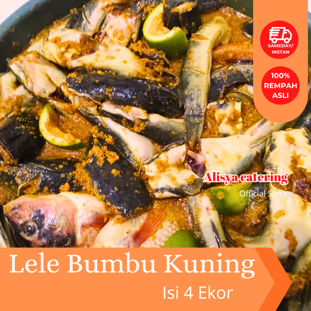 

Lele Bumbu Kuning isi 4 ekor