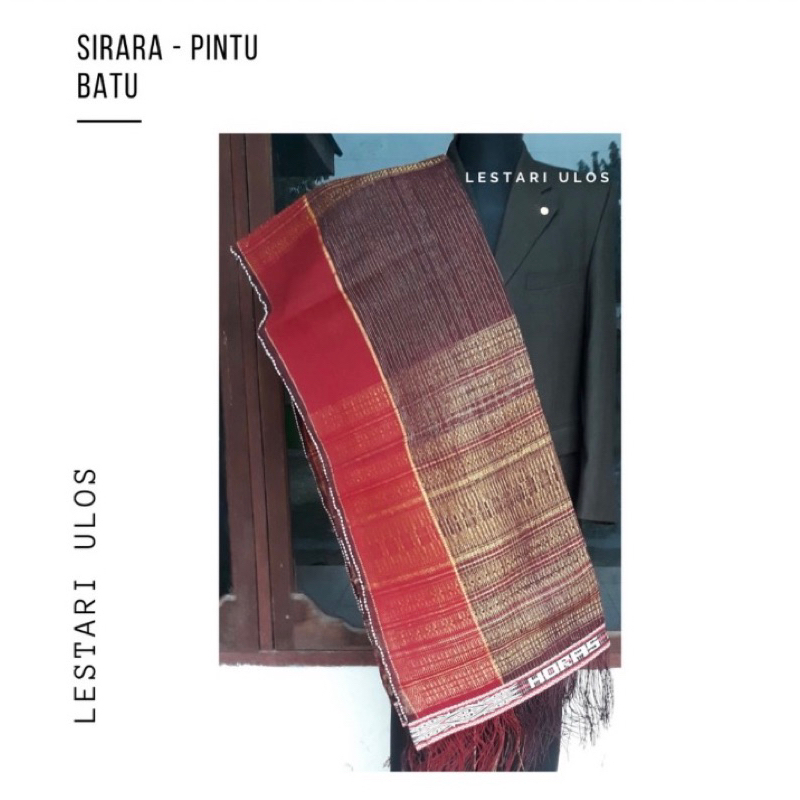 Ulos Sirara asli Tenun Tangan(manual)Ragi Hotang/Ulos Hela/ ulos pengantin