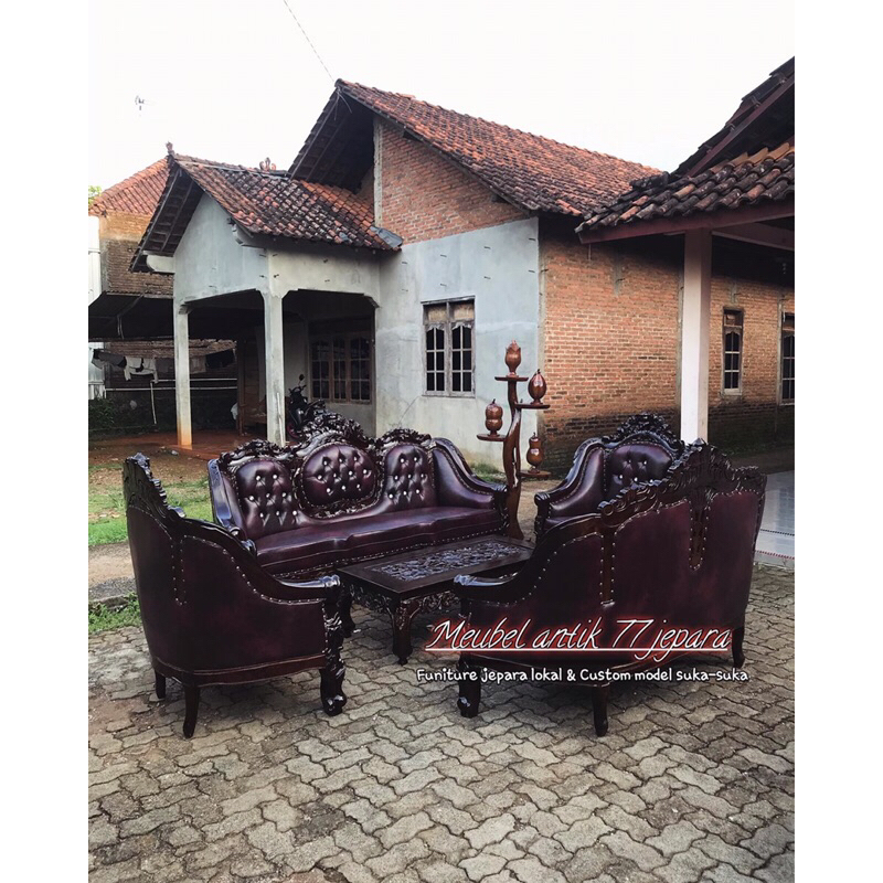 Kursi sofa ganesa/kursi tamu ganesa/sofa tamu jati/sofa jepara