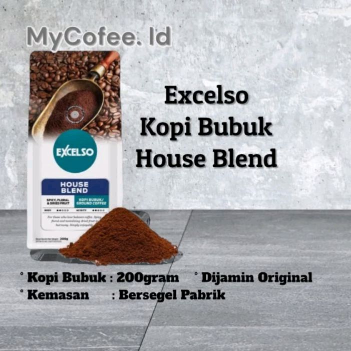 

PROMO Kopi Bubuk Excelso House Blend 200g