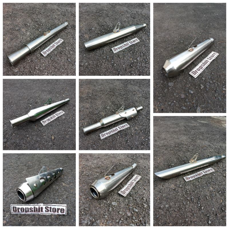 Knalpot japstyle custom stenlis knalpot cb Gl mp Tiger