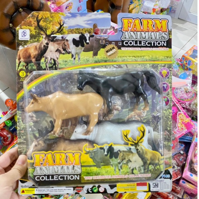 WILD ANIMALS COLLECTIONS figur mainan hewan binatang zoo