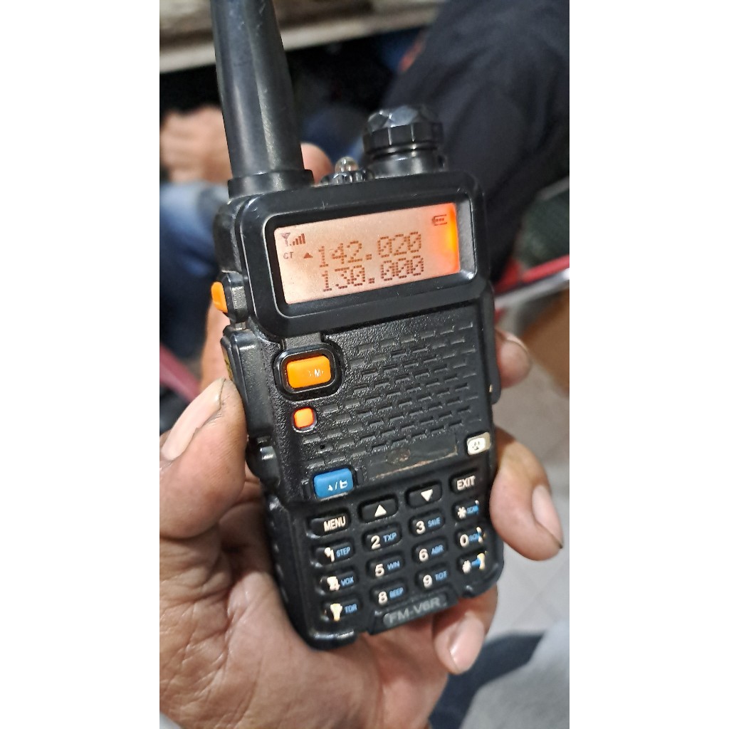 ht berlin fm v6r dual band bekas berlin fm-v6r uhf dan vhf
