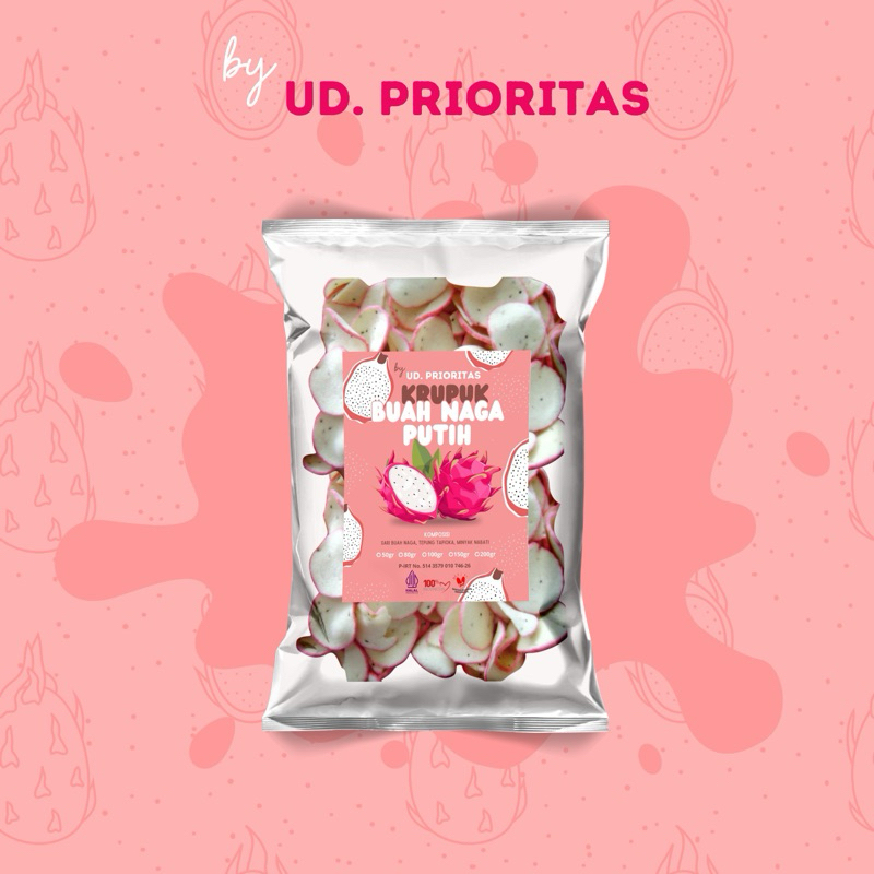 

krupuk buah naga putih 100gr