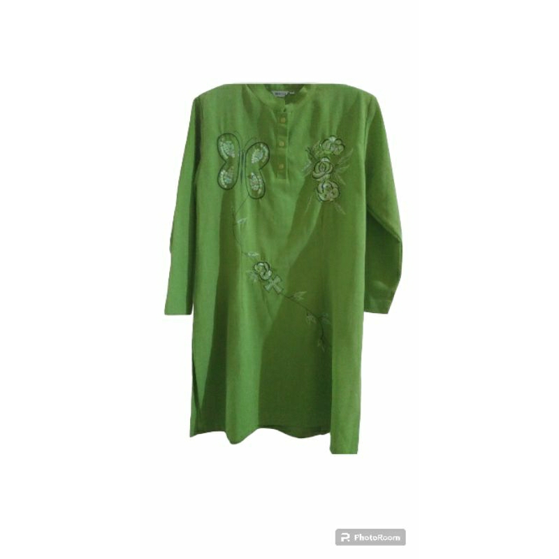 TUNIK BLOUSE MELISSA - HIJAU DAUN