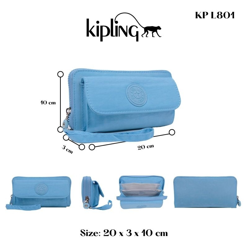 KP L801 DOMPET PANJANG SAKU DEPAN WANITA KIPLING