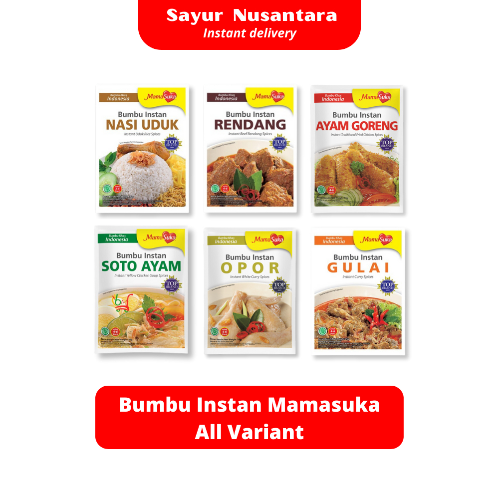 

Bumbu Instan Mamasuka All Variant - Sayur Nusantara