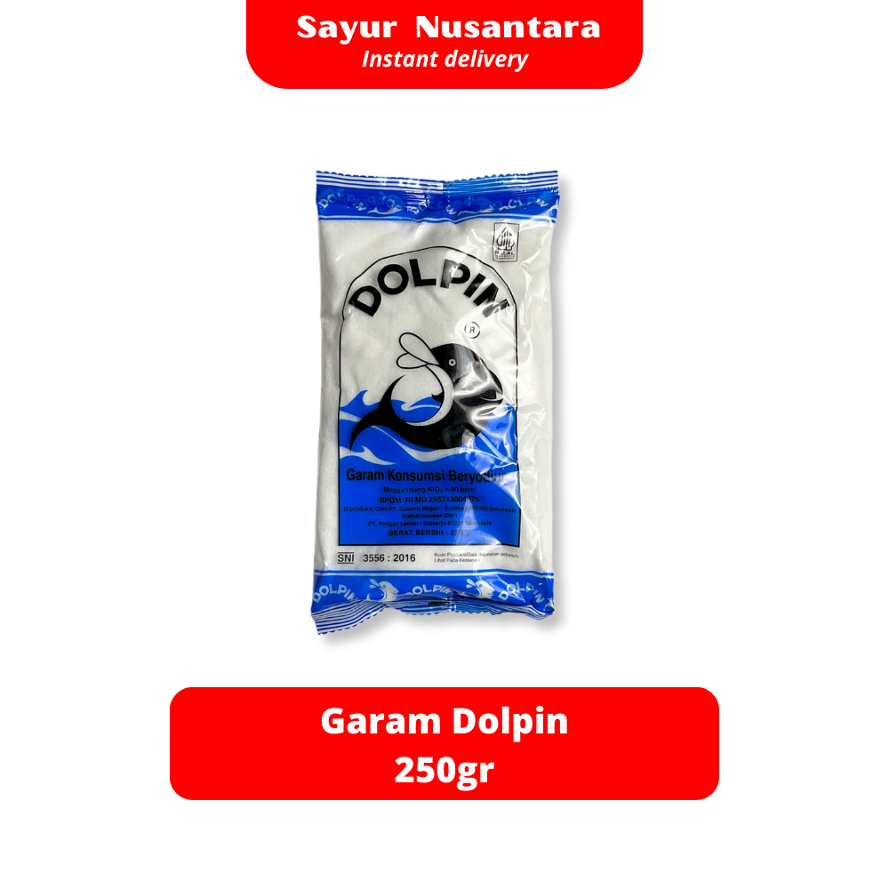 

Garam Dolpin 250gr - Sayur Nusantara