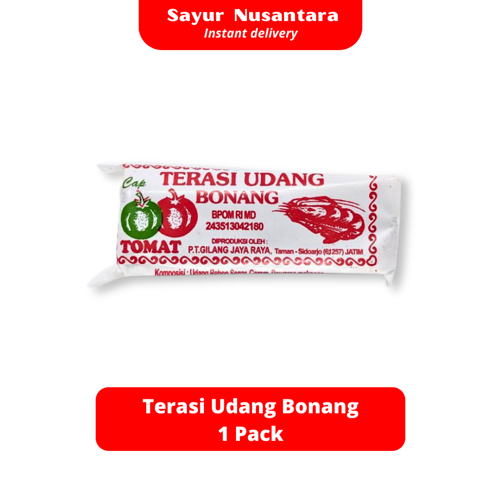 

Terasi Udang Bonang 1 Pack - Sayur Nusantara