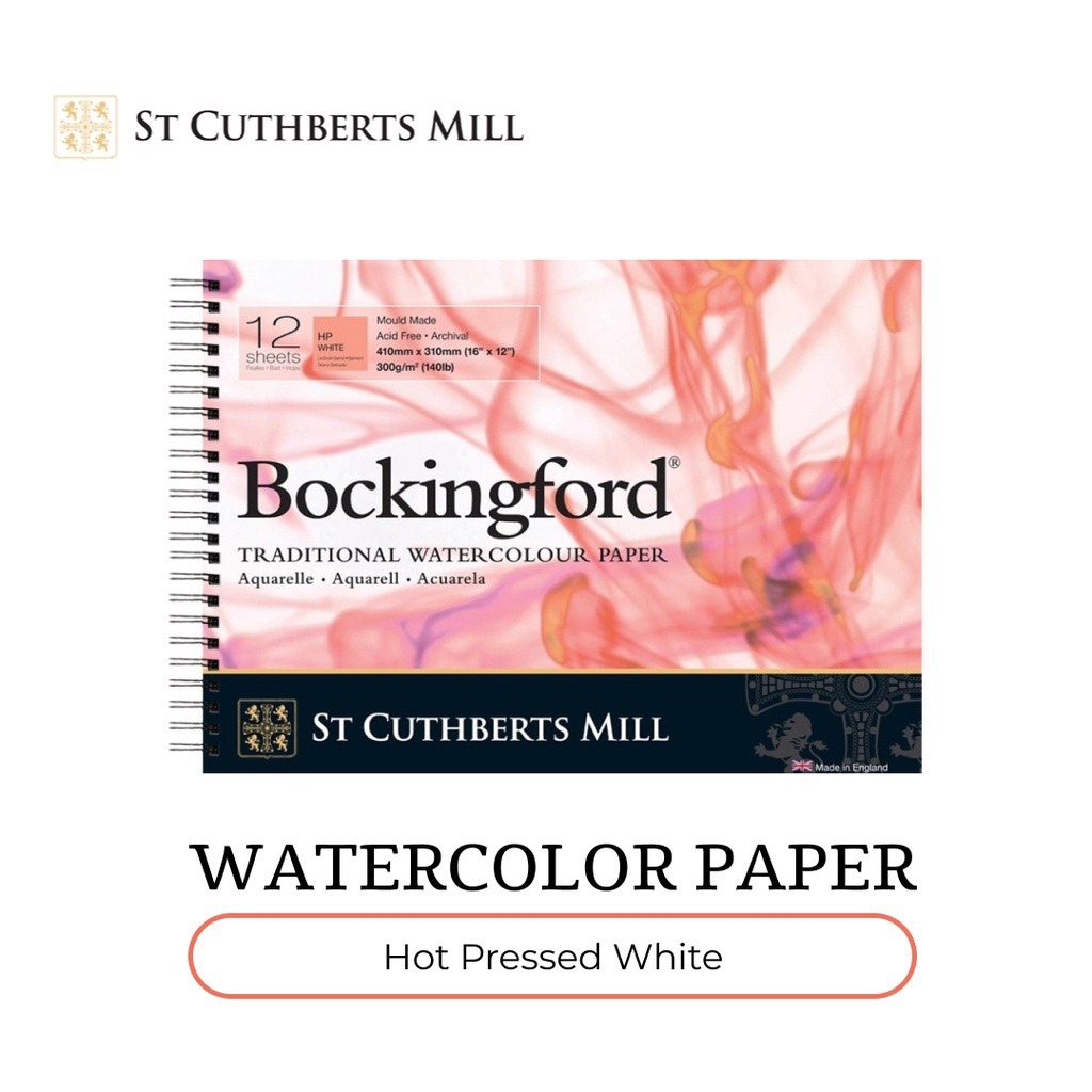 

Saunders Bockingford Watercolor Album - Hot Pressed (White) - 410x310mm