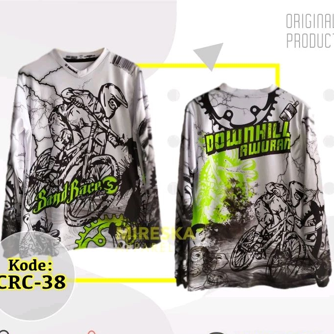Kaos Jersey Sepeda Gowes MTB Keren, Unik, Balap Racing | CRC-38 | Original Mireska Apparel