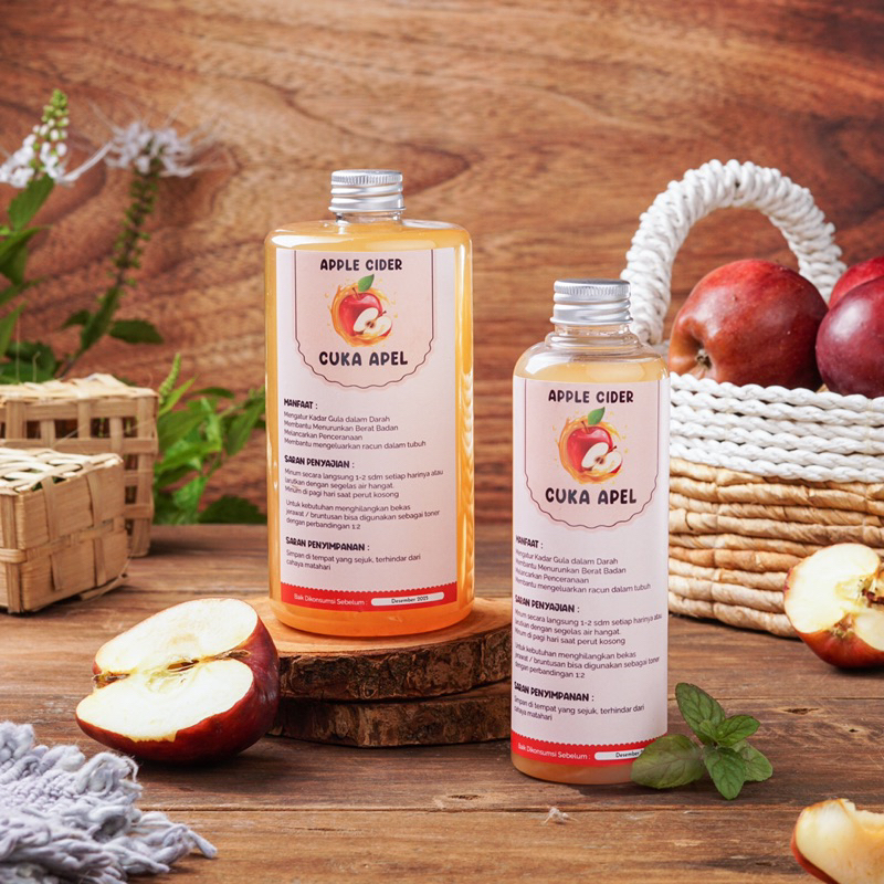 

Cuka apel Vinegar Apple Cider Premium with the mother 500 ml