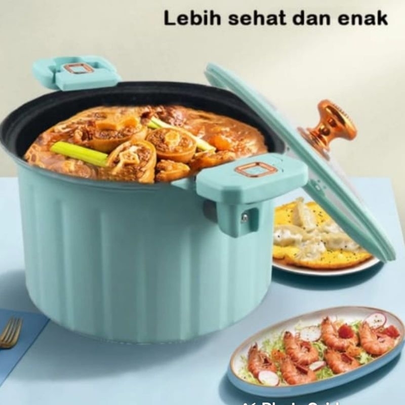 Panci Presto Low Pressure Kapasitas 5 liter Totipotent Pot 5liter QME