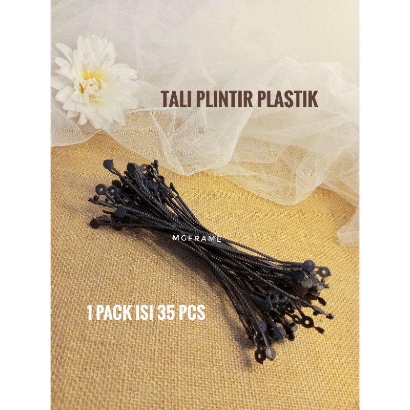 

35 pcs TALI PLINTIR UNTUK TAS JINJING PEGANGAN PLASTIK POUCH SOUVENIR SNACK CAMILAN