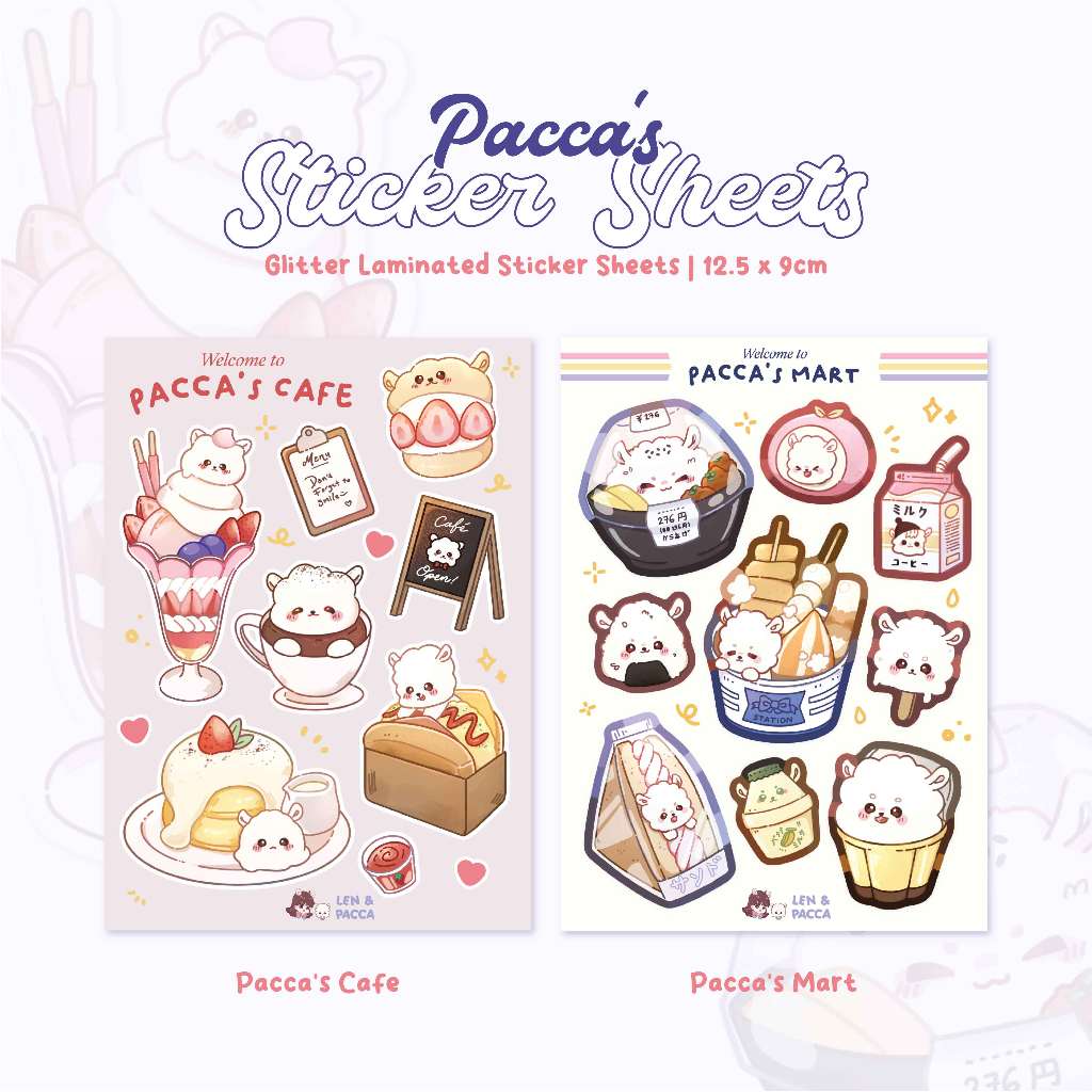 

Pacca Sticker Sheets | Art by Lenpacca