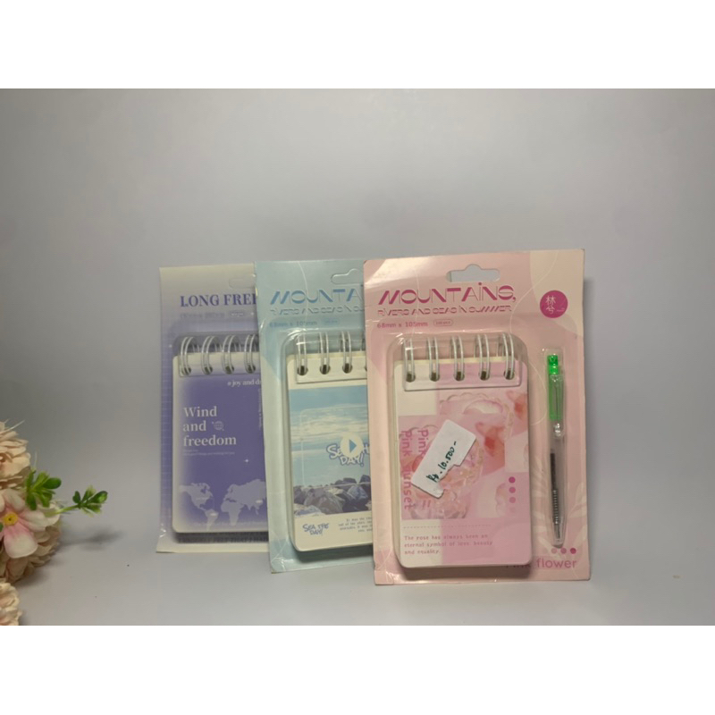 

C.NOTE BOOK A7 + PEN