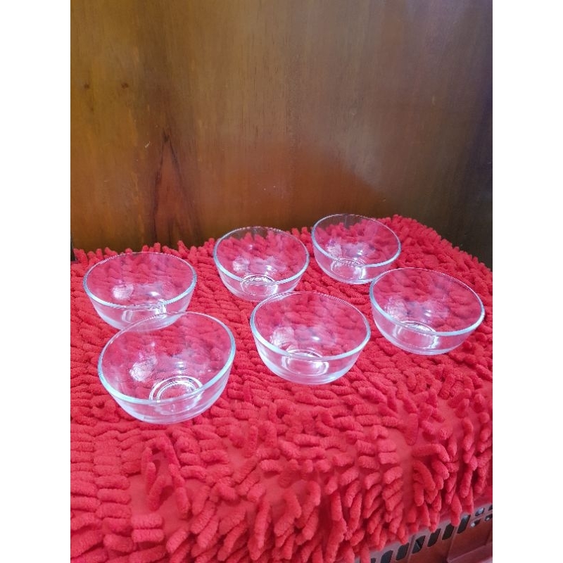 Mangkok cuka sambal polos/Mangkok kecil beling (Per 6pcs)