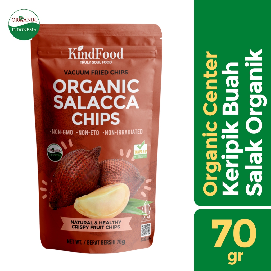 

Organic Center - Salacca Chips 70gr - Keripik Salak - Snack Sehat