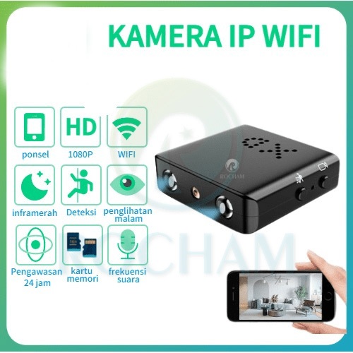 cctv mini sambung ke hp V380PRO 1080P Wireless Mini IP CCTV