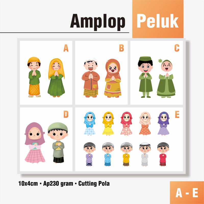 

(Non-Custom) SALE 10 Pcs Amplop Peluk