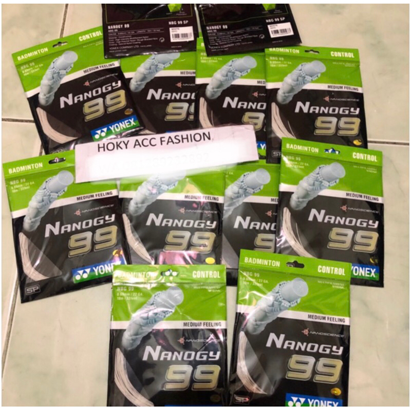 Senar Badminton Yonex Nanogy 99 Original Merk Yonex SP