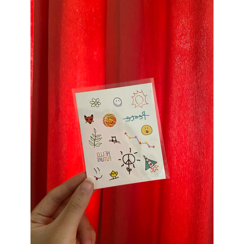 TATTOO STICKER NCT DREAM HELLO FUTURE OFFICIAL