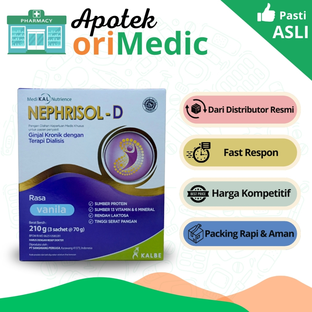 

Nephrisol-D Vanila 210 Gram