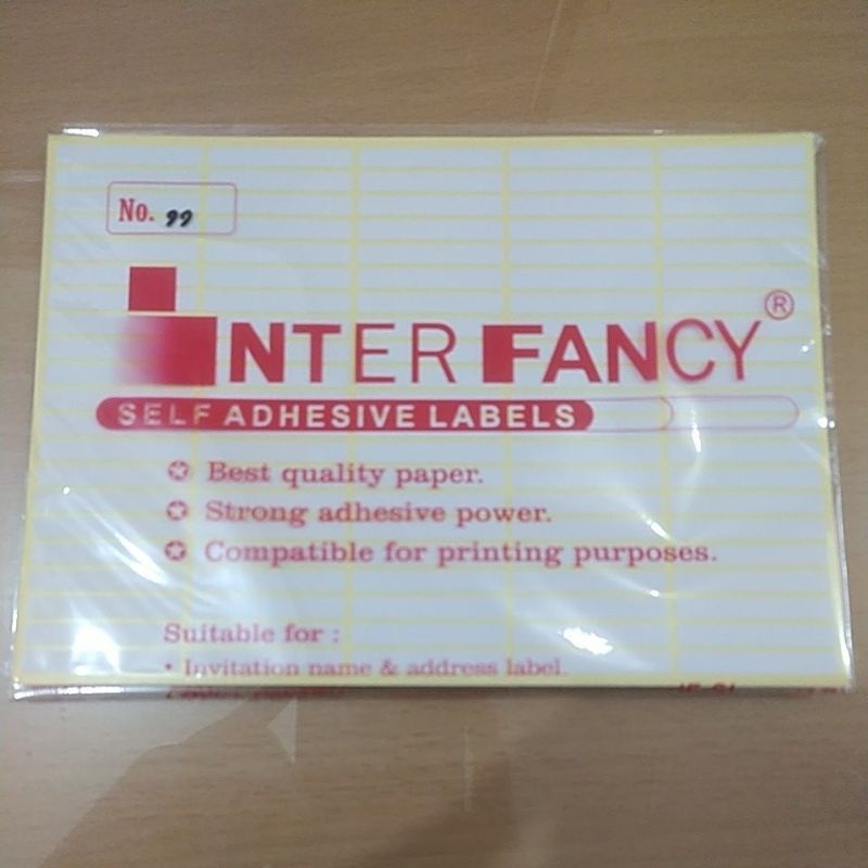 

Stiker label harga 5x34mm INTERFANCY