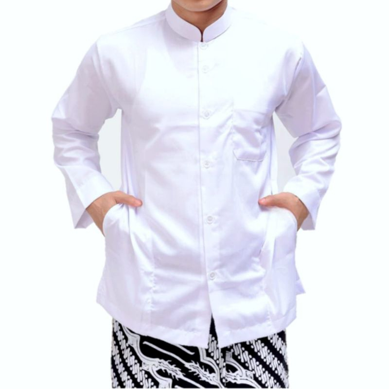 Baju Koko Muslim Haiba Koko Polos Koko Habib