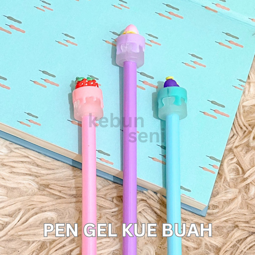 

Pulpen Gel Kue Buah Lucu Warna Warni | PGK-1073