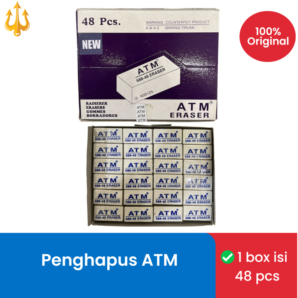 

48 pcs Penghapus ATM / Penghapus / 1pack Penghapus ATM Murah