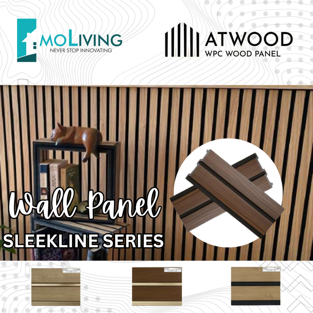 Panel WPC Dinding Sleekline Series - ATWOOD - Wall Panel Kayu PVC