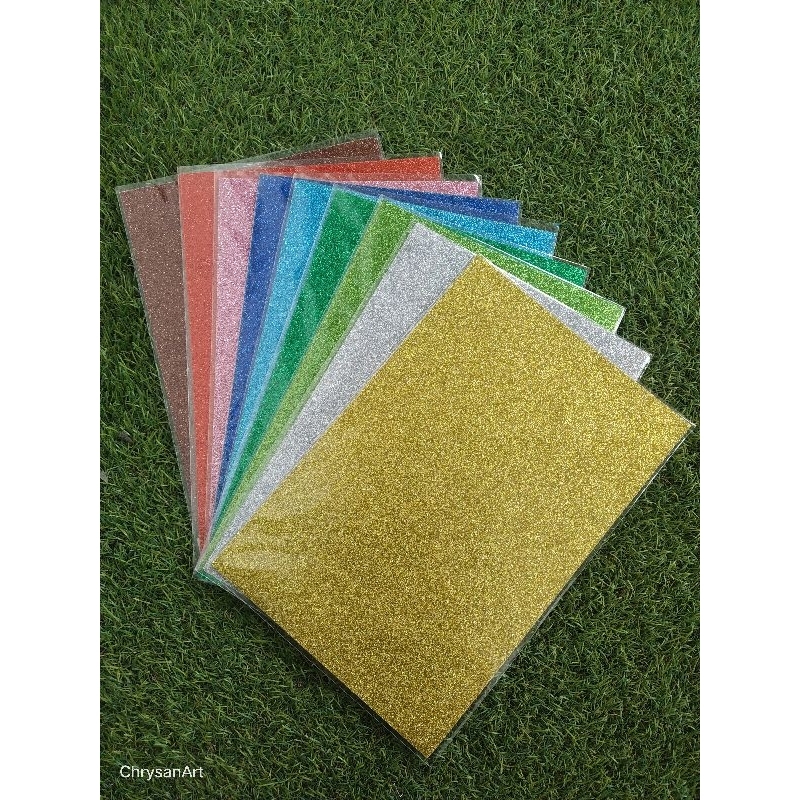 

Glitter Paper 20*30 isi 2/Kertas Glitter