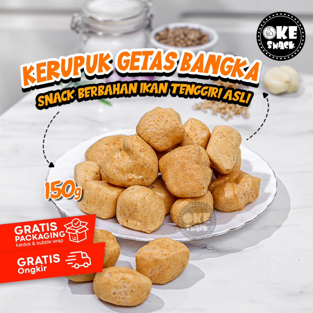 

Kerupuk Getas Bangka 150g