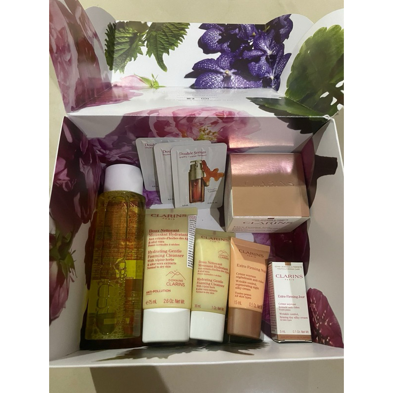 PRELOVED CLARINS SKINCARE FIRMING HYDRATING FACE SET