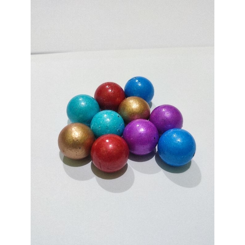 kelereng marble run Warna Warni isi 10pcs I Marble race Run Color