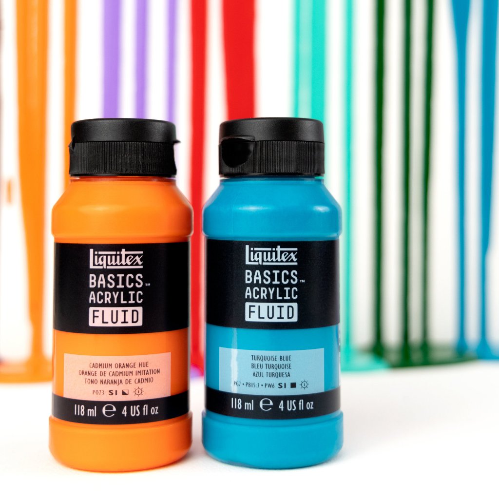 

Liquitex Basics Acrylic Fluid 118 ml Color Paint Cat Akrilik