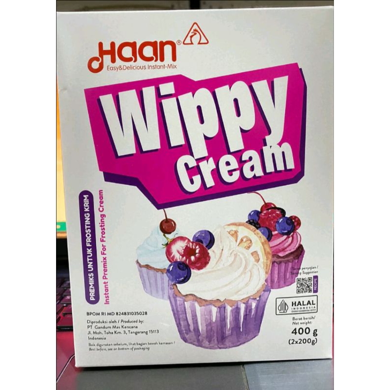 

Haan Wippy Cream Bubuk 400gr