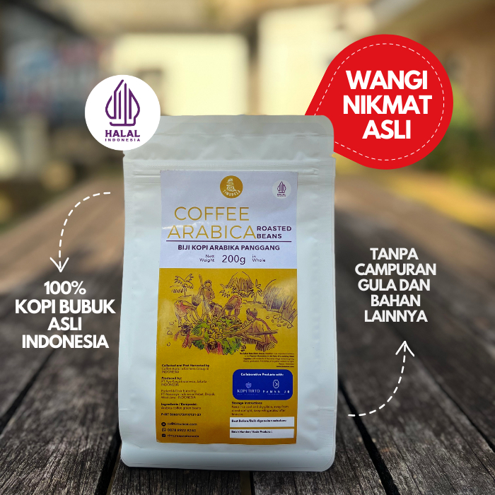 

Kopi BUBUK premium Arabica Timurasa Asli tanpa campuran