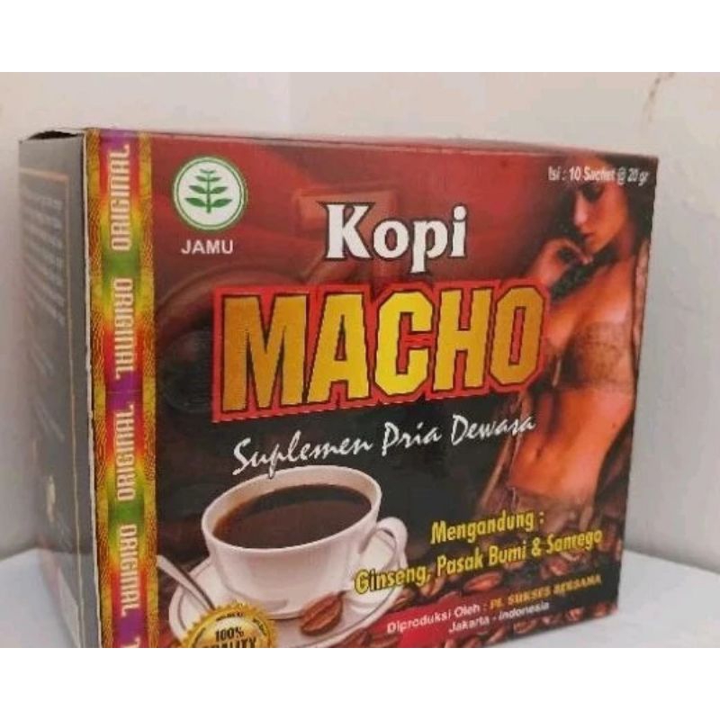 READY STOK KOPI MACHO original suplemen pria dewa