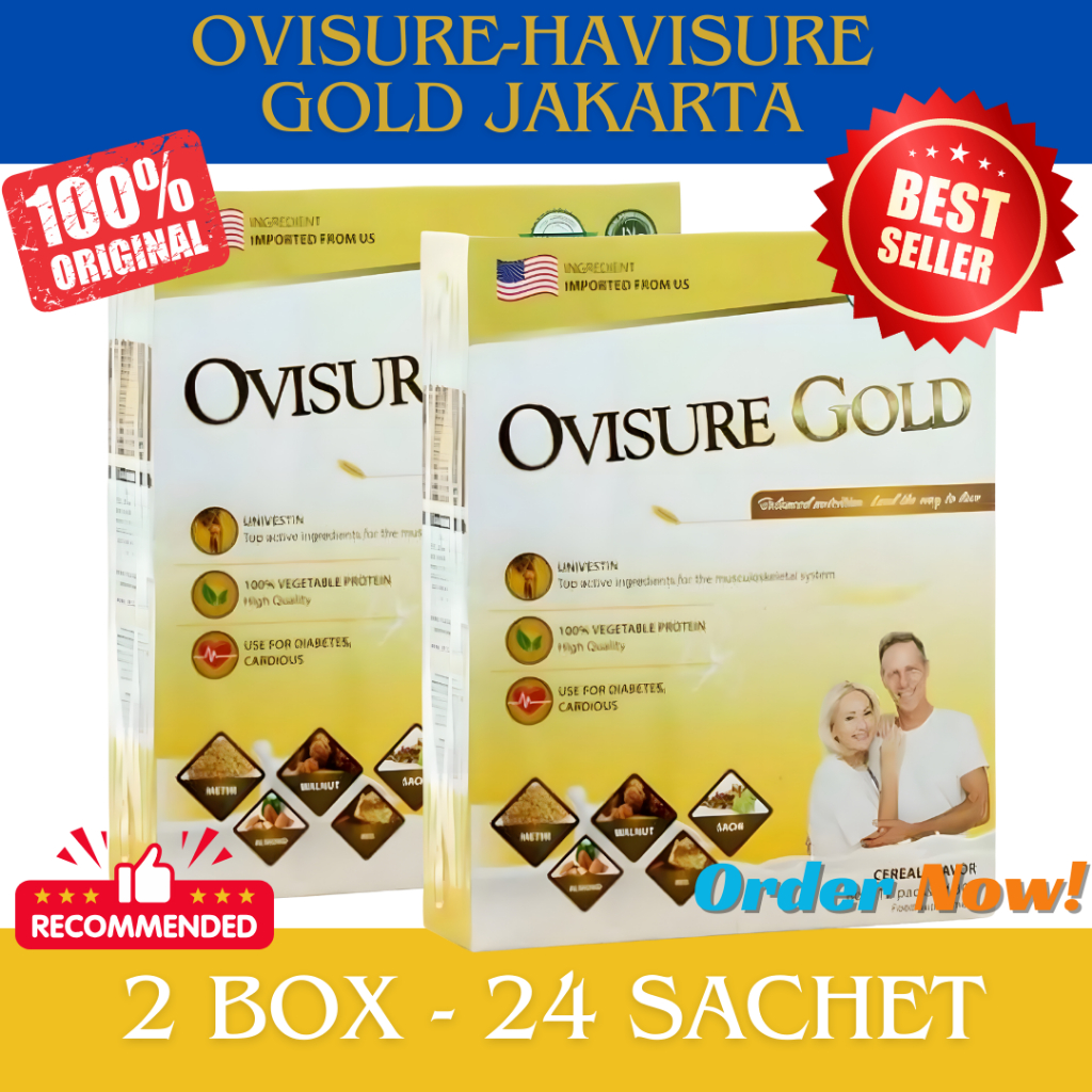 

2 BOX - Ovisure Gold Milk - Susu Obat Tulang dan Sendi yang Menyehatkan