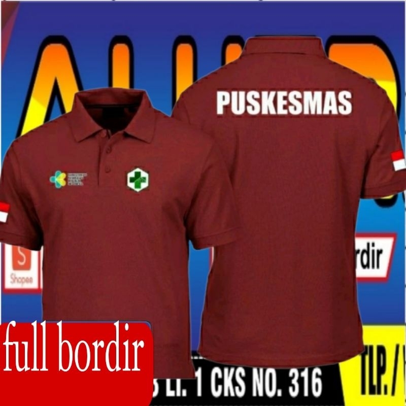 Kaos puskesmas Kaos Kemenkes polo shirt puskesmas baju kerah puskesmas baju Puskesmas baju Kemenkes 